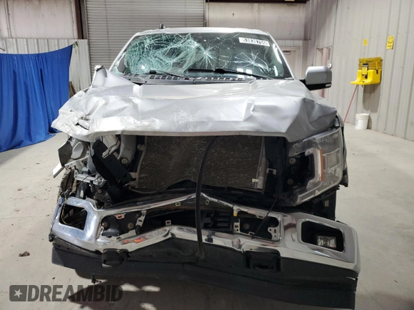 2020 Ford F-150 XL with VIN 1FTEW1E57LFC23880, listed as a Copart auction lot 53836755 with 0 mi miles and Salvage Title. Bid and sale history available at carsss.com. Image 5.