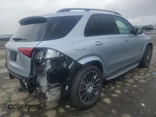 2023 Mercedes-Benz GLE 450 with VIN 4JGFB5KB2PA871580, listed as a Copart auction lot 44993365 with 18,013 mi miles and Salvage title. Bid and sale history available at DreamBid. Image 3.