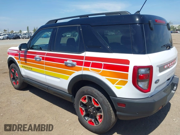 2024 Ford Bronco with VIN 3FMCR9K67RRF43668, listed as a IAAI auction lot 42328450 with 8,061 mi miles and . Bid and sale history available at DreamBid. Image 3.