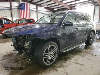2020 Mercedes-Benz GLS 450 z VIN 4JGFF5KE0LA183537, wystawiony jako Copart lot #57103665 z przebiegiem 74 942 mil mil oraz Szkoda całkowita • Salvage title. Historia ofert i sprzedaży dostępna na DreamBid. Obrazek 1.