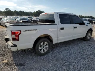 2020 Ford F-150 XL with VIN 1FTEW1CB4LKD41983, listed as a Copart auction lot 57474095 with 128,360 mi miles and Salvage title. Bid and sale history available at DreamBid. Image 3.