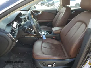 2017 Audi A7 Premium Plus with VIN WAUW2AFC1HN039185, listed as a Copart auction lot 55632224 with 75,116 mi miles and Salvage Title. Bid and sale history available at carsss.com. Image 7.