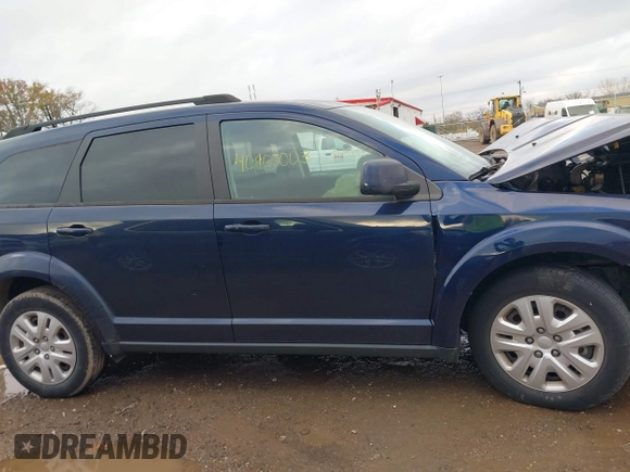 2019 Dodge Journey SE with VIN 3C4PDCBB5KT821412, listed as a IAAI auction lot 40901003 with 27,099 mi miles and . Bid and sale history available at DreamBid. Image 13.