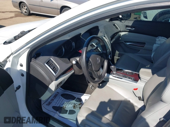 2016 Acura TLX Tech with VIN 19UUB1F54GA013361, listed as a IAAI auction lot 42054995 with 96,683 mi miles. Bid and sale history available at carsss.com. Image 5.
