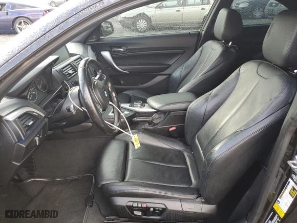 2014 BMW 2 Series M235i with VIN WBA1J7C55EVW84665, listed as a Copart auction lot 44257115 with 111,461 mi miles and Salvage Title. Bid and sale history available at carsss.com. Image 7.