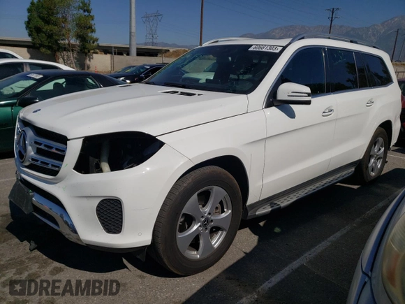 2017 Mercedes-Benz GLS with VIN 4JGDF6EEXHA908786, listed as a Copart auction lot 60661303 with 71,527 mi miles. Bid and sale history available at carsss.com. Image 1.