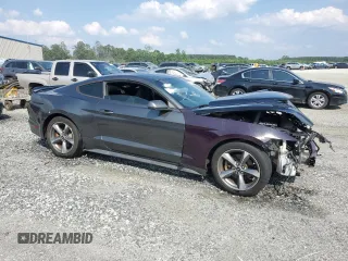 2015 Ford Mustang V6 with VIN 1FA6P8AM1F5402309, listed as a Copart auction lot 59328295 with 186,324 mi miles and Salvage title. Bid and sale history available at DreamBid. Image 4.