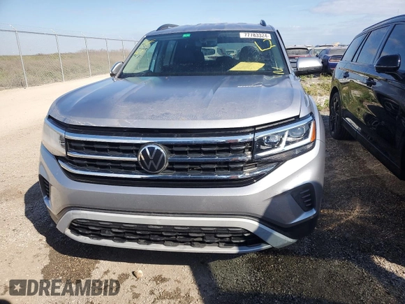 2022 Volkswagen Atlas SE with VIN 1V2DP2CA4NC545197, listed as a Copart auction lot 77783324 with Not provided miles and Non repairable. Bid and sale history available at DreamBid. Image 5.