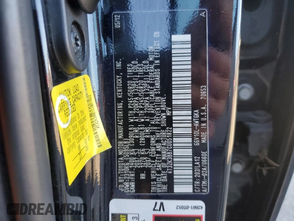2012 Toyota Venza LE with VIN 4T3ZK3BB7CU051822, listed as a Copart auction lot 84481174 with 293,972 mi miles and Salvage title. Bid and sale history available at DreamBid. Image 12.