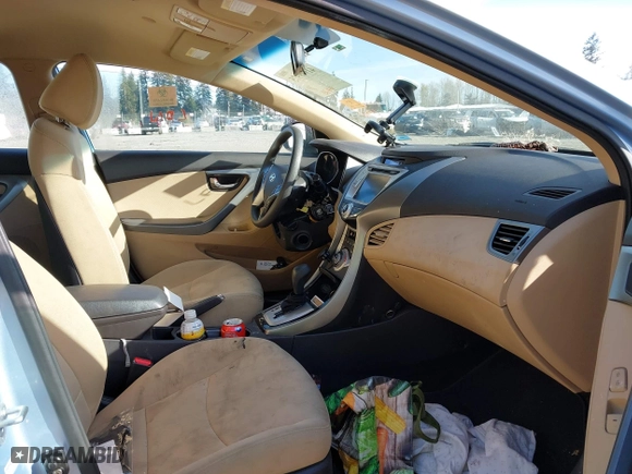 2011 Hyundai Elantra Ltd with VIN KMHDH4AE5BU099465, listed as a IAAI auction lot 41949975 with 80,037 mi miles. Bid and sale history available at carsss.com. Image 5.