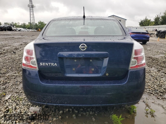 2008 Nissan Sentra S with VIN 3N1AB61E28L737794, listed as a Copart auction lot 57814725 with 92,282 mi miles and Salvage title. Bid and sale history available at DreamBid. Image 6.