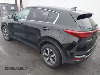 2022 Kia Sportage LX with VIN KNDPMCACXN7980493, listed as a IAAI auction lot 41925425 with 50,785 mi miles. Bid and sale history available at carsss.com. Image 3.