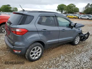2019 Ford EcoSport SE with VIN MAJ3S2GE9KC253281, listed as a Copart auction lot 52141625 with 87,151 mi miles and Salvage Title. Bid and sale history available at DreamBid. Image 3.