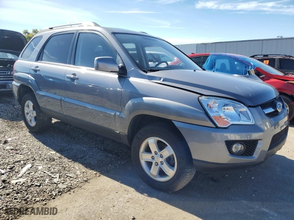 2009 Kia Sportage LX with VIN KNDJF723997613404, listed as a Copart auction lot 75807714 with 65,200 mi miles and Clean Title. Bid and sale history available at carsss.com. Image 4.