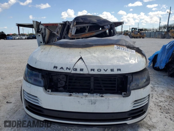 2020 Land Rover Range Rover HSE with VIN SALGS2RU4LA594030, listed as a Copart auction lot 50720335 with Not provided miles and Non repairable. Bid and sale history available at DreamBid. Image 5.