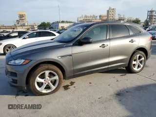 2017 Jaguar F-Pace 20d Premium with VIN SADCJ2BNXHA488379, listed as a Copart auction lot 54274695 with 91,271 mi miles and Clean Title. Bid and sale history available at DreamBid. Image 1.