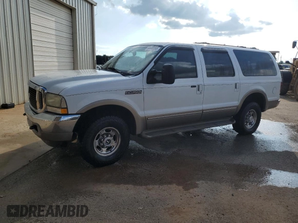 2002 Ford Excursion Limited with VIN 1FMNU43S02EA53250, listed as a Copart auction lot 64440355 with 229,939 mi miles and Clean title. Bid and sale history available at DreamBid. Image 1.