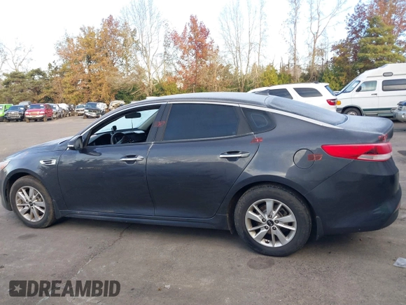 2017 Kia Optima LX with VIN 5XXGT4L32HG156845, listed as a IAAI auction lot 41402224 with 126,529 mi miles. Bid and sale history available at carsss.com. Image 14.