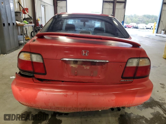 1996 Honda Accord EX with VIN 1HGCD5650TA167749, listed as a Copart auction lot 80618404 with 208,070 mi miles and Salvage Title. Bid and sale history available at DreamBid. Image 6.