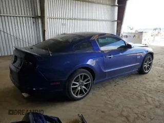 2014 Ford Mustang GT with VIN 1ZVBP8CF2E5327767, listed as a Copart auction lot 56540555 with 104,487 mi miles and Salvage title. Bid and sale history available at DreamBid. Image 3.