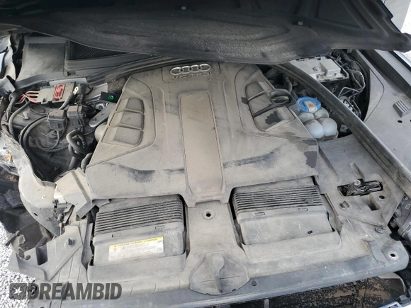 2017 Audi Q7 Premium Plus with VIN WA1LAAF76HD016853, listed as a Copart auction lot 87131584 with 0 mi miles and Salvage Title. Bid and sale history available at carsss.com. Image 12.