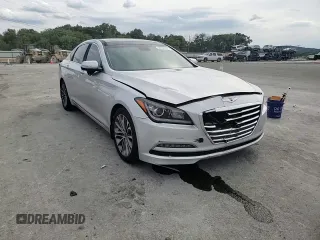 2016 Hyundai Genesis 3.8L with VIN KMHGN4JE5GU132610, listed as a Copart auction lot 67592854 with 80,424 mi miles and Salvage Title. Bid and sale history available at carsss.com. Image 11.