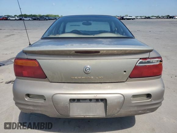1999 Chrysler Sebring LXi with VIN 4C3AU52N1XE071836, listed as a Copart auction lot 54136735 with 151,531 mi miles and Salvage Title. Bid and sale history available at DreamBid. Image 6.