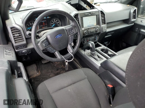 2020 Ford F-150 XL with VIN 1FTFX1E48LFA44191, listed as a Copart auction lot 48230965 with 67,328 mi miles and Salvage Title. Bid and sale history available at carsss.com. Image 8.