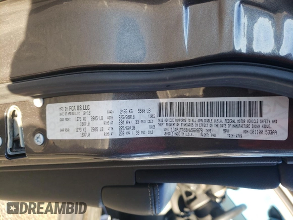 2017 Jeep Cherokee Sport with VIN 1C4PJMAS8HW560876, listed as a Copart auction lot 52275505 with 100,989 mi miles and Non Repairable. Bid and sale history available at carsss.com. Image 13.
