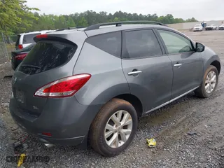 2014 Nissan Murano SL with VIN JN8AZ1MU7EW420084, listed as a IAAI auction lot 42101828 with 124,699 mi miles. Bid and sale history available at carsss.com. Image 4.
