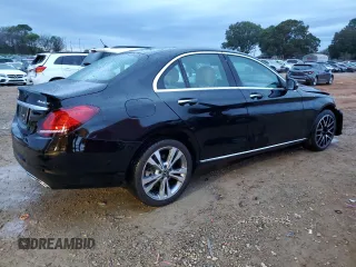 2021 Mercedes-Benz C 300 with VIN W1KWF8EB7MR642434, listed as a Copart auction lot 80704604 with 67,064 mi miles and Salvage Title. Bid and sale history available at carsss.com. Image 3.