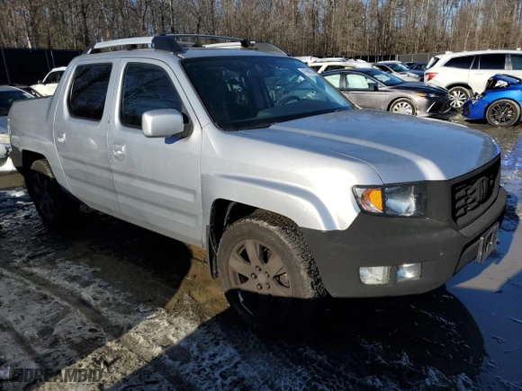 2014 Honda Ridgeline SE with VIN 5FPYK1F63EB014506, listed as a Copart auction lot 41698255 with 100,828 mi miles and Salvage Title. Bid and sale history available at carsss.com. Image 4.