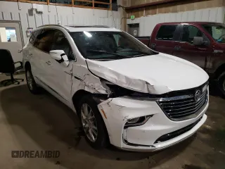 2023 Buick Enclave Essence with VIN 5GAEVAKW7PJ130426, listed as a Copart auction lot 82186494 with 156 mi miles and Salvage Title. Bid and sale history available at carsss.com. Image 4.