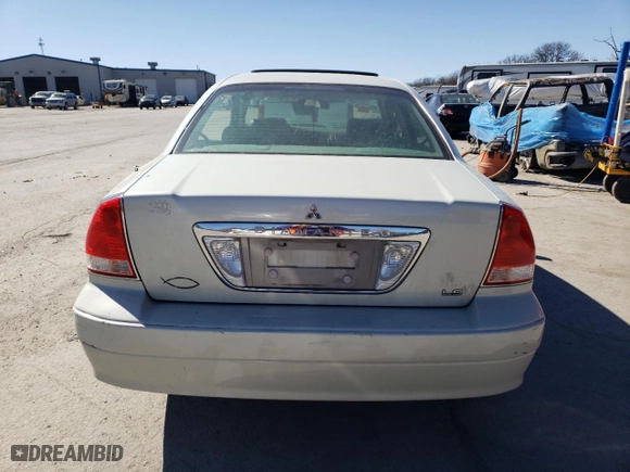 2003 Mitsubishi Diamante LS with VIN 6MMAP67P23T003075, listed as a Copart auction lot 47373425 with 216,694 mi miles and Salvage Title. Bid and sale history available at carsss.com. Image 6.