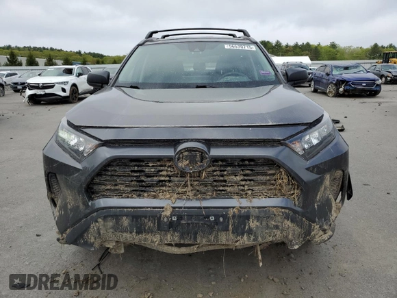 2021 Toyota RAV4 LE with VIN 2T3F1RFV6MC247024, listed as a Copart auction lot 56570715 with 49,043 mi miles and Salvage title. Bid and sale history available at DreamBid. Image 5.