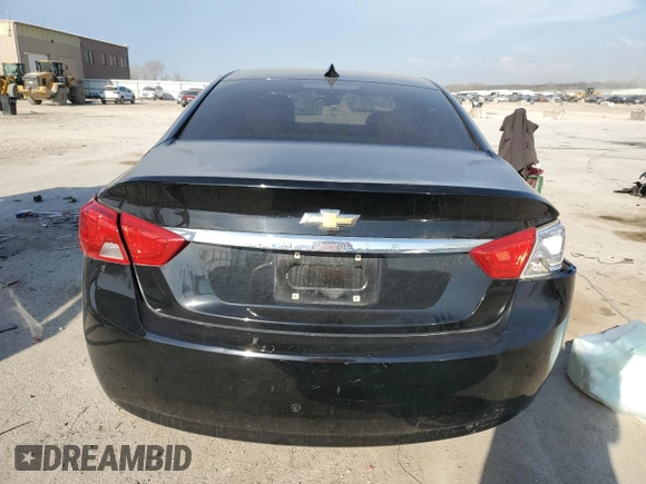 2017 Chevrolet Impala LS with VIN 2G11X5SA2H9172351, listed as a Copart auction lot 50820835 with 175,194 mi miles and Salvage title. Bid and sale history available at DreamBid. Image 6.