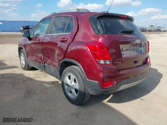 2017 Chevrolet Trax LT with VIN 3GNCJLSB5HL276352, listed as a IAAI auction lot 41505200 with 91,192 mi miles. Bid and sale history available at carsss.com. Image 3.