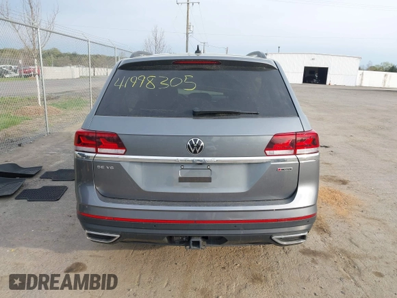 2022 Volkswagen Atlas SE with VIN 1V2HR2CAXNC556491, listed as a IAAI auction lot 41998305 with 12,310 mi miles and . Bid and sale history available at DreamBid. Image 16.