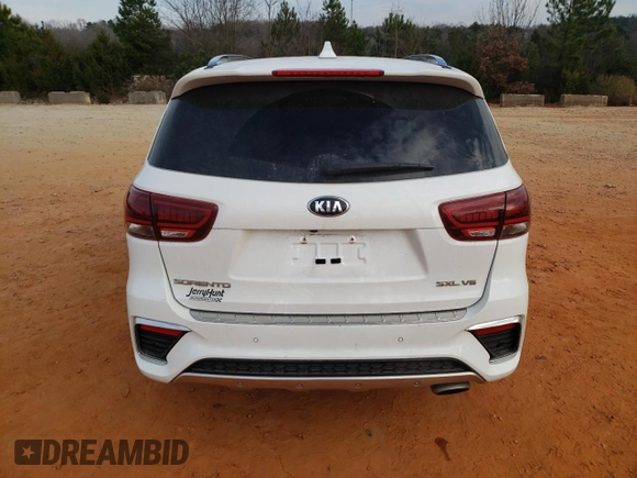 2019 Kia Sorento SX V6 with VIN 5XYPKDA50KG513353, listed as a Copart auction lot 86438044 with 53,397 mi miles and Salvage Title. Bid and sale history available at carsss.com. Image 6.