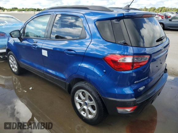 2021 Ford EcoSport SE with VIN MAJ3S2GE3MC456492, listed as a Copart auction lot 73793424 with Not provided miles and Non repairable. Bid and sale history available at DreamBid. Image 2.
