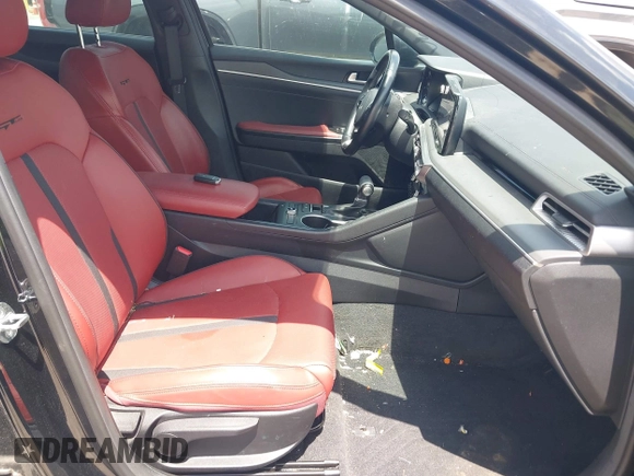 2022 Kia K5 GT-Line z VIN 5XXG64J29NG164454, wystawiony jako IAAI lot #42102282 z przebiegiem 43 367 mil mil oraz . Historia ofert i sprzedaży dostępna na DreamBid. Obrazek 5.