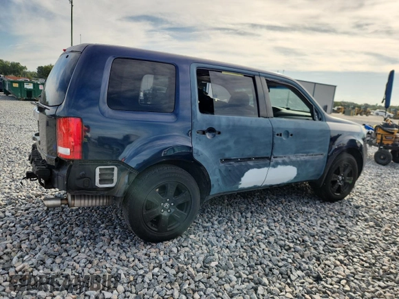 2012 Honda Pilot EX-L with VIN 5FNYF3H61CB020226, listed as a Copart auction lot 59038355 with 234,583 mi miles and Salvage title. Bid and sale history available at DreamBid. Image 3.