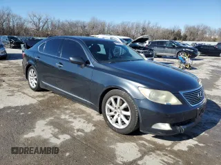 2007 Lexus LS 460 with VIN JTHBL46F475000890, listed as a Copart auction lot 41692525 with 200,605 mi miles and Salvage Title. Bid and sale history available at carsss.com. Image 4.