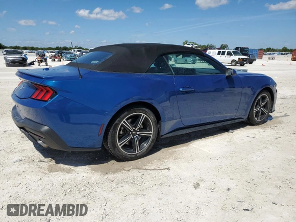 2024 Ford Mustang EcoBoost with VIN 1FAGP8UH4R5112914, listed as a Copart auction lot 49981575 with 37,283 mi miles and Clean Title. Bid and sale history available at carsss.com. Image 3.