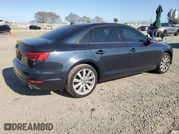 2017 Audi A4 Premium with VIN WAUGNAF40HN005663, listed as a Copart auction lot 52209295 with 117,924 mi miles and Clean Title. Bid and sale history available at carsss.com. Image 3.