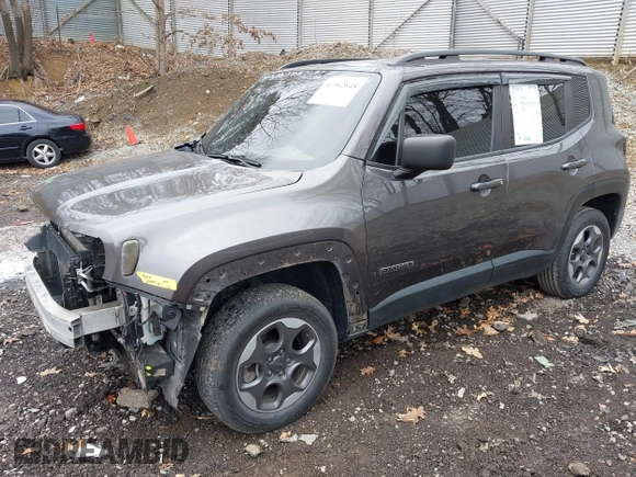 2018 Jeep Renegade Sport с VIN ZACCJBABXJPH11870, выставлен на аукционе IAAI как лот 41962848 с пробегом 76 994 миль миль и . История ставок и продаж доступна на DreamBid. Изображение 2.
