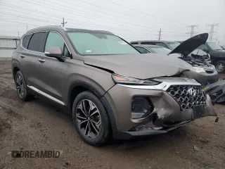 2019 Hyundai Santa Fe Ultimate with VIN 5NMS5CAA3KH052146, listed as a Copart auction lot 86600694 with 67,801 mi miles and Salvage Title. Bid and sale history available at carsss.com. Image 4.