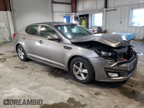 2015 Kia Optima LX with VIN 5XXGM4A77FG381665, listed as a Copart auction lot 43646005 with 51,110 mi miles and Clean Title. Bid and sale history available at DreamBid. Image 4.