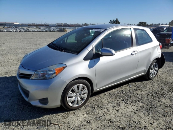2014 Toyota Yaris L with VIN VNKJTUD31EA009063, listed as a Copart auction lot 41993385 with 75,408 mi miles and Salvage Title. Bid and sale history available at carsss.com. Image 1.