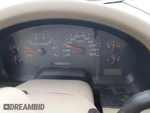 2005 Ford F-150 XL with VIN 1FTRF14W35NA57183, listed as a Copart auction lot 54779225 with Not provided miles and Salvage title. Bid and sale history available at DreamBid. Image 9.
